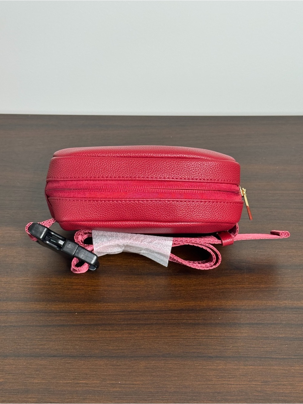 Modern Picnic Red Vegan Leather Belt Bag / Fanny Pack - Picture 9 of 14